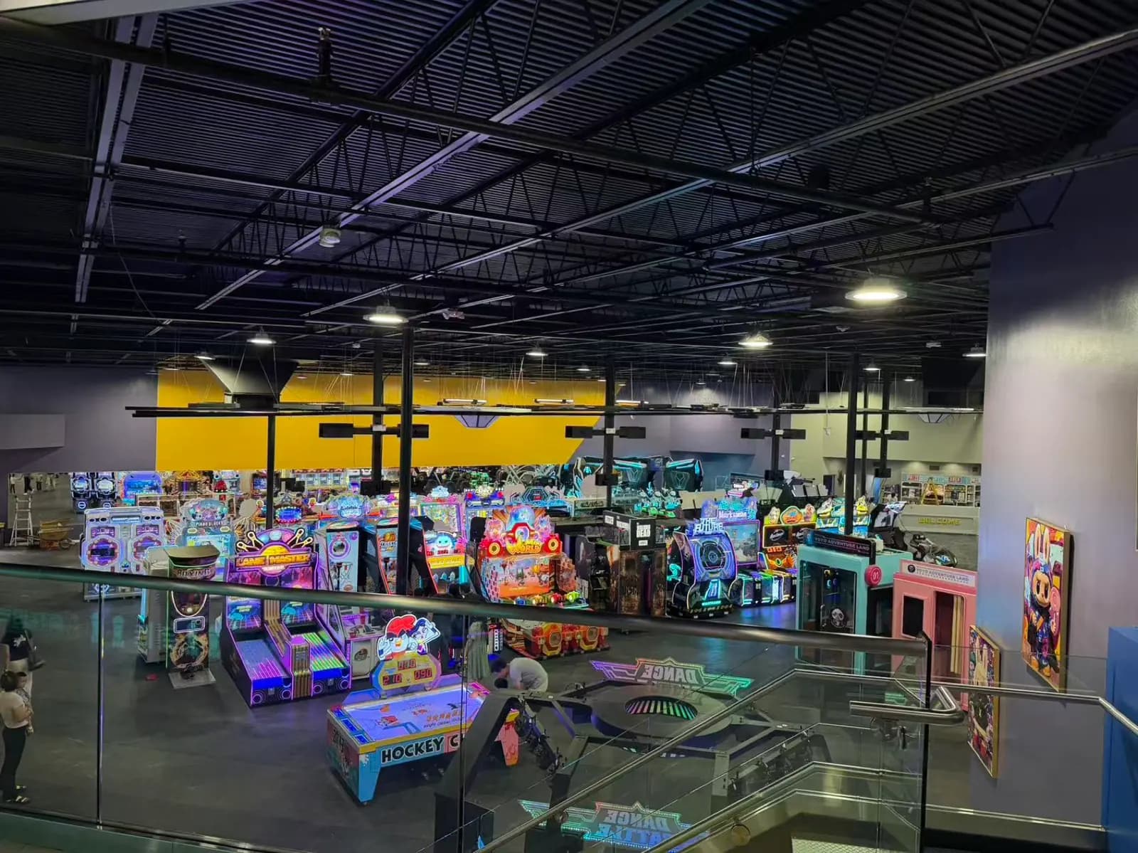 Bright indoor play area