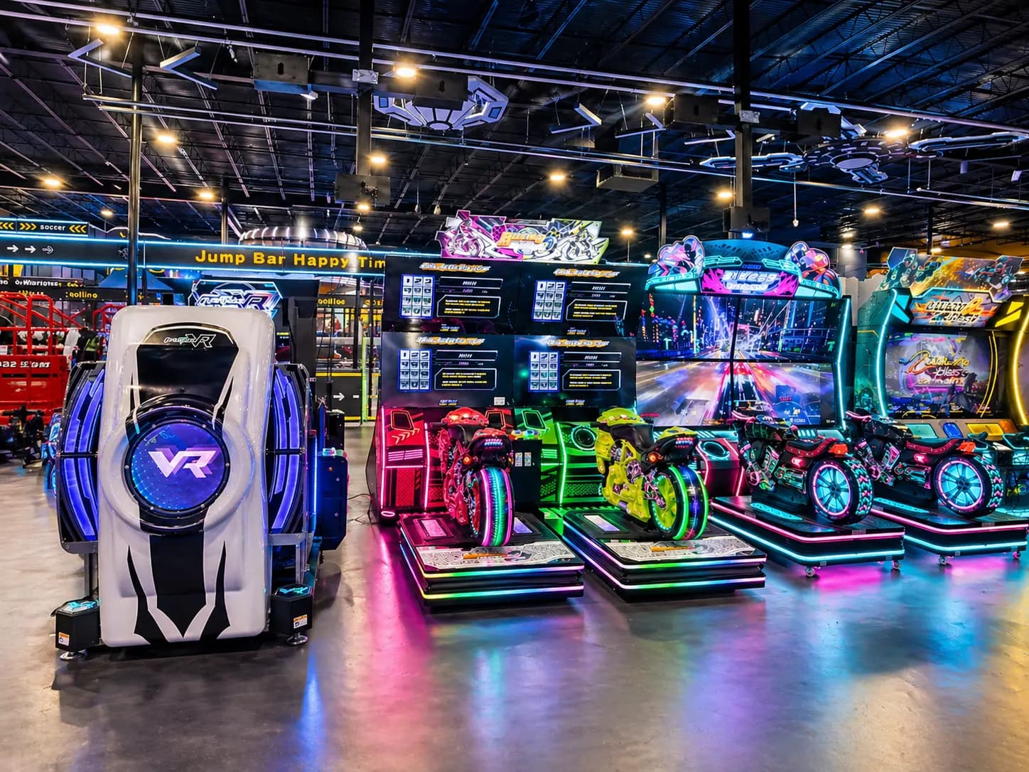 Arcade games at Yoyo Adventure Land