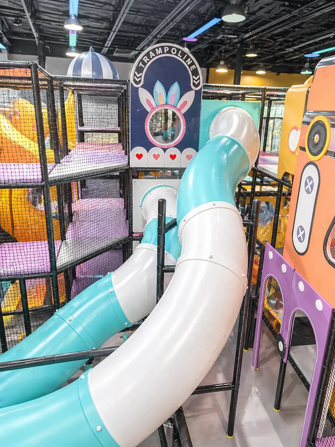 Indoor playground structure