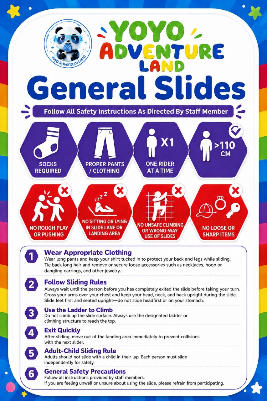 General Slides safety poster